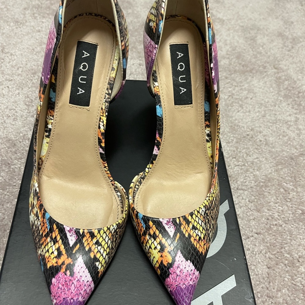 Aqua Dion Womens Stiletto D'Orsay
